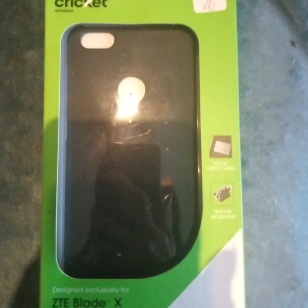 Cricket ZTE blade x folio wallet